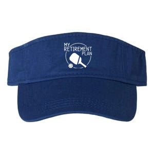 My Retirement Plan Pickleball Valucap Bio-Washed Visor