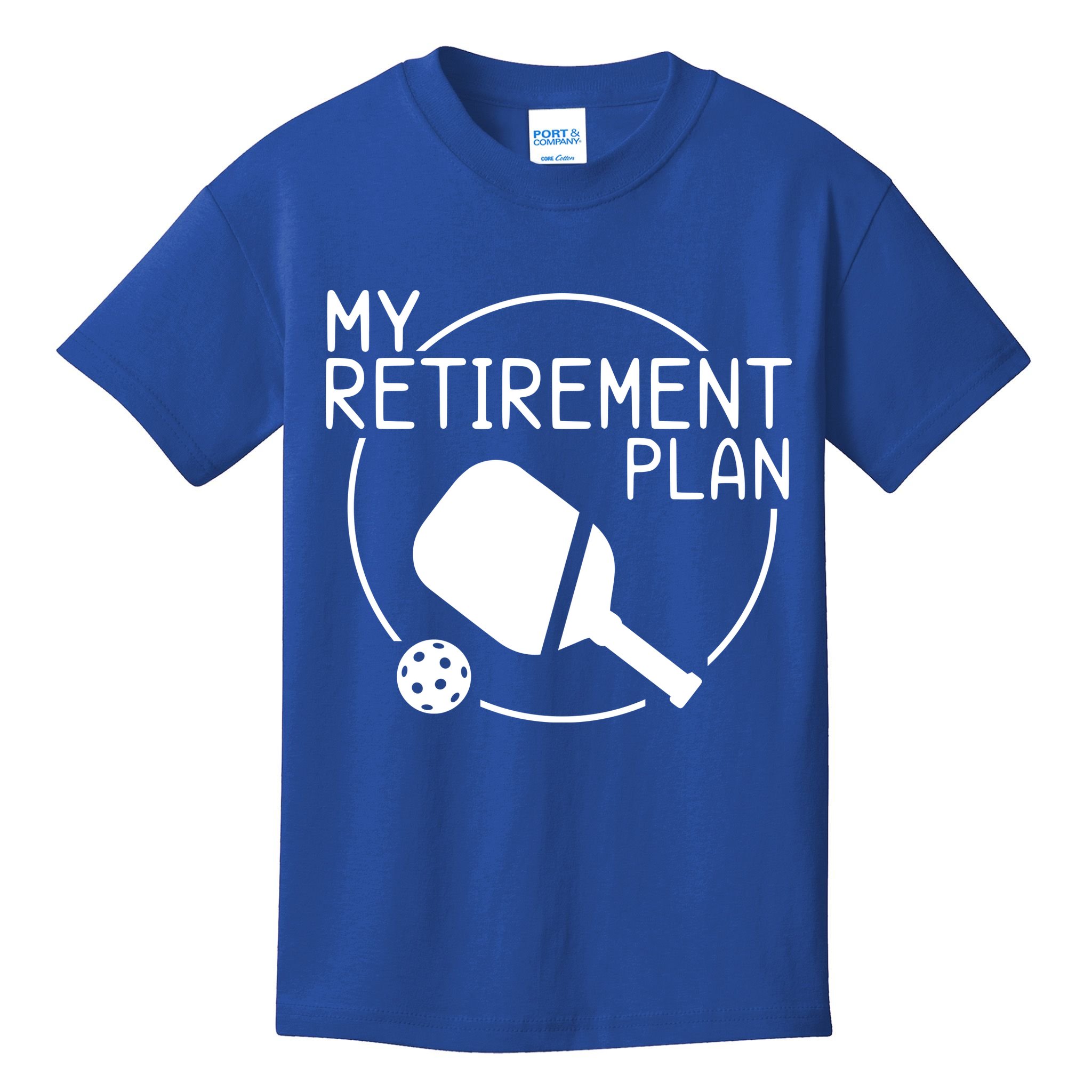 My Retirement Plan Pickleball Kids T-Shirt