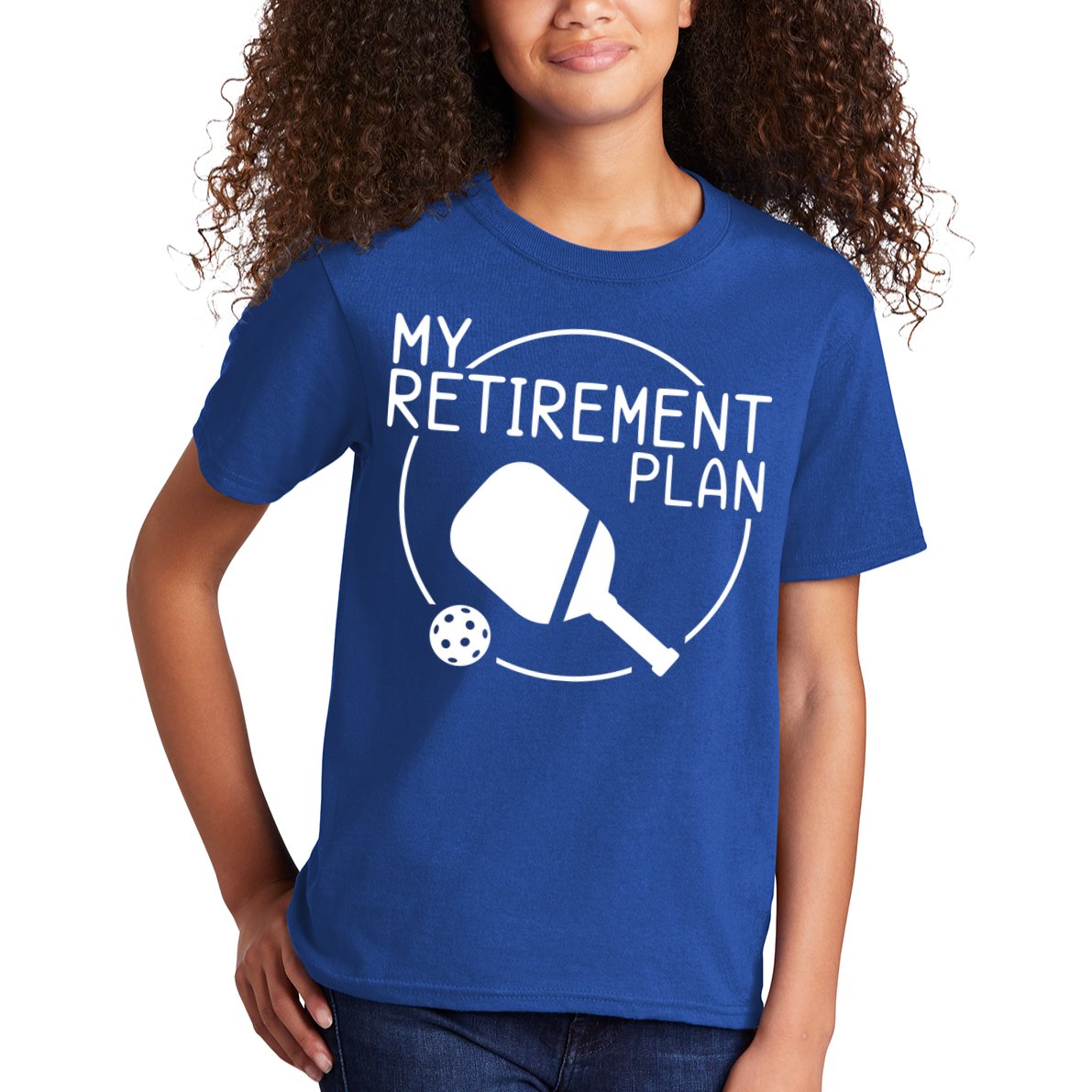My Retirement Plan Pickleball Kids T-Shirt