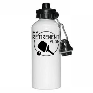 My Retirement Plan Pickleball Aluminum Water Bottle