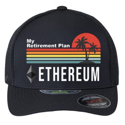 My Retirement Plan Ethereum Sunset Flexfit Unipanel Trucker Cap