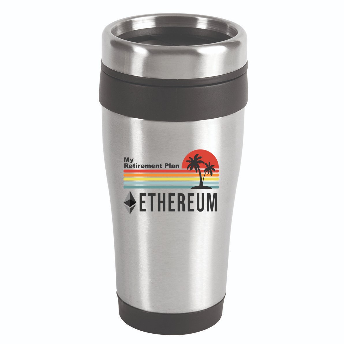 My Retirement Plan Ethereum Sunset 16oz Travel Tumbler
