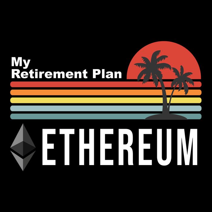 My Retirement Plan Ethereum Sunset Toddler Hoodie