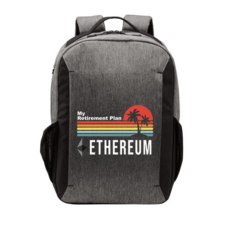 My Retirement Plan Ethereum Sunset Vector Backpack