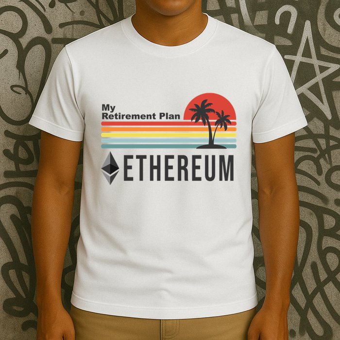 My Retirement Plan Ethereum Sunset T-Shirt