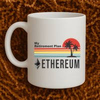 My Retirement Plan Ethereum Sunset Mug