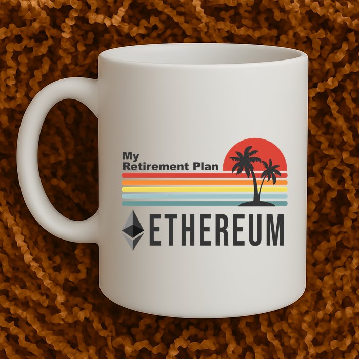 My Retirement Plan Ethereum Sunset Mug