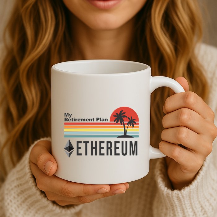 My Retirement Plan Ethereum Sunset Mug