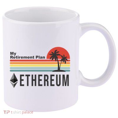 My Retirement Plan Ethereum Sunset 11oz C Handle Ceramic Mug