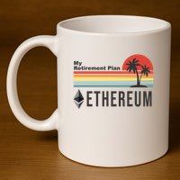 My Retirement Plan Ethereum Sunset 11oz C Handle Ceramic Mug