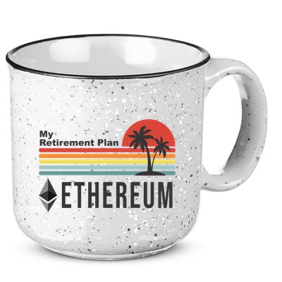 My Retirement Plan Ethereum Sunset 15oz Campfire Ceramic Mug