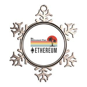 My Retirement Plan Ethereum Sunset Metallic Star Ornament