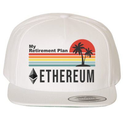 My Retirement Plan Ethereum Sunset Wool Snapback Cap