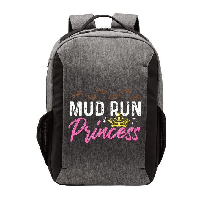 Mud Run Princess For A Mudding Mudder Trail Running Lover Vector Backpack