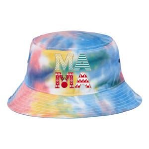 Mama Reindeer Plaid Christmas Holiday Design Tie Dye Newport Bucket Hat