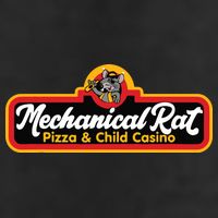 Mechanical Rat Pizza & Child Casino 7 Panel Mesh Trucker Snapback Hat