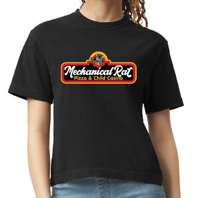 Mechanical Rat Pizza & Child Casino Comfort Colors Boxy T-Shirt