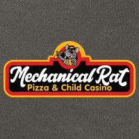 Mechanical Rat Pizza & Child Casino Cotton Canvas Backpack