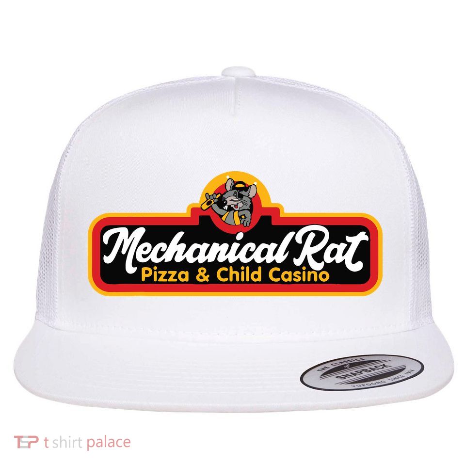 Mechanical Rat Pizza & Child Casino Flatbill Hat