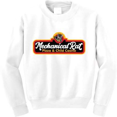 Mechanical Rat Pizza & Child Casino Kids Sweatshirt