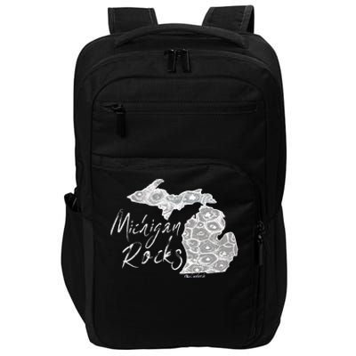 MICHIGAN ROCKS PETOSKEY STONE Impact Tech Backpack