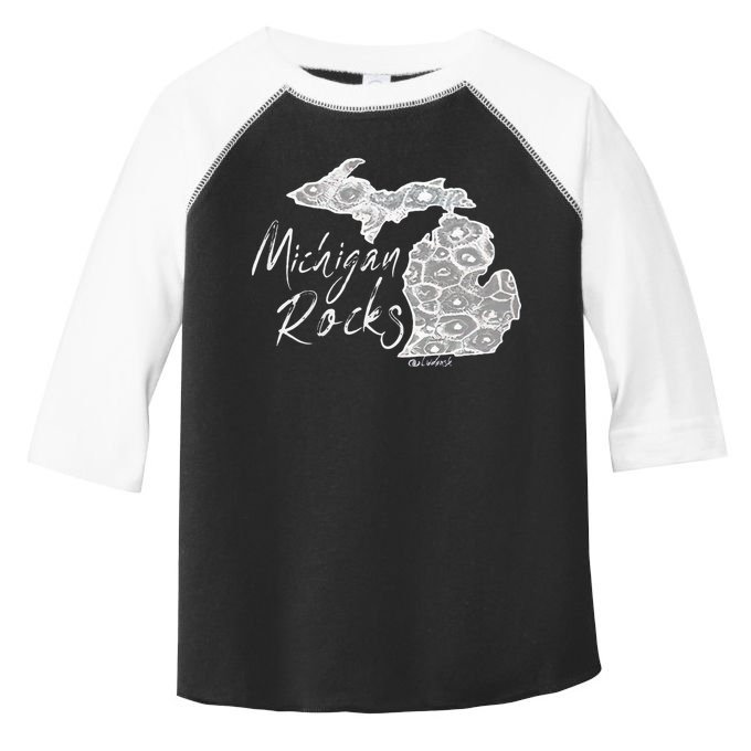 MICHIGAN ROCKS PETOSKEY STONE Toddler Fine Jersey T-Shirt