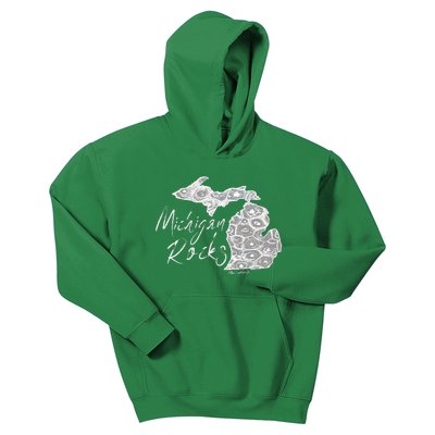 MICHIGAN ROCKS PETOSKEY STONE Kids Hoodie