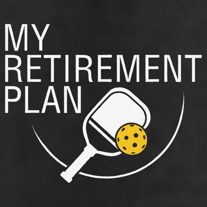My Retirement Plan Funny Pickleball Adult Drive Performance Visor