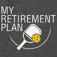 My Retirement Plan Funny Pickleball Vector Backpack