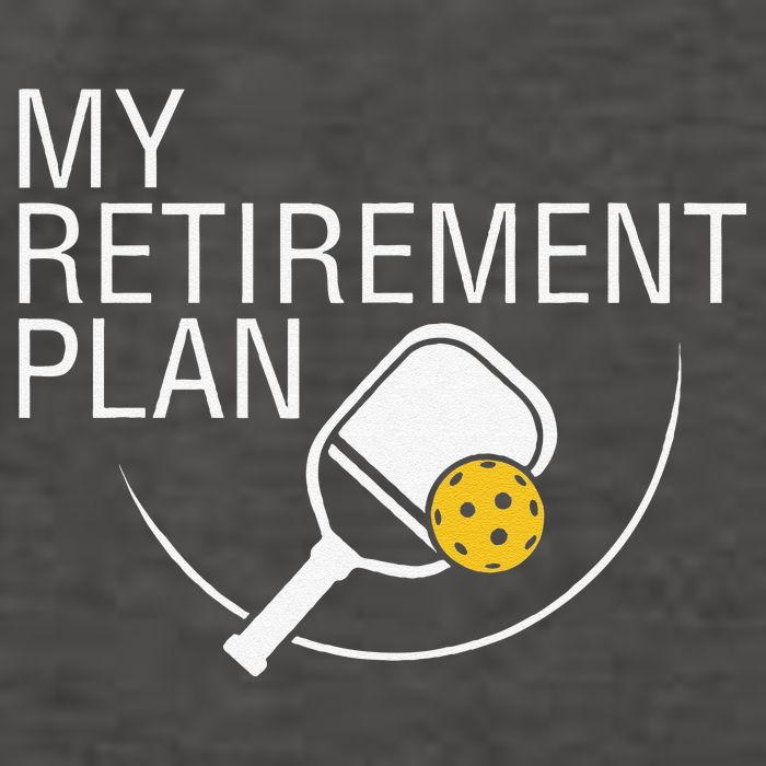 My Retirement Plan Funny Pickleball Vector Backpack