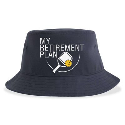 My Retirement Plan Funny Pickleball Sustainable Bucket Hat