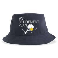 My Retirement Plan Funny Pickleball Sustainable Bucket Hat