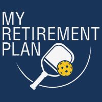 My Retirement Plan Funny Pickleball Button