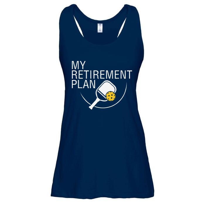 My Retirement Plan Funny Pickleball Ladies Essential Flowy Tank