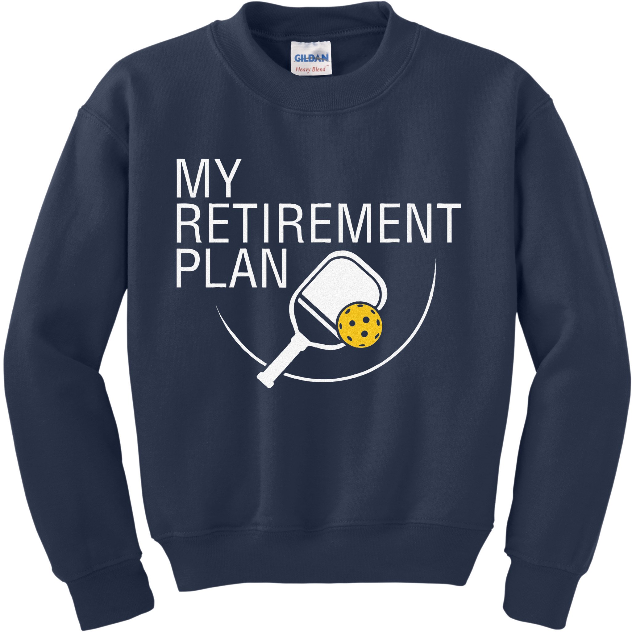 My Retirement Plan Funny Pickleball Kids Sweatshirt
