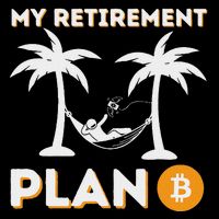 My Retirement Plan B Crypto Btc Trader Bitcoin Investor Full-Length Apron With Pockets