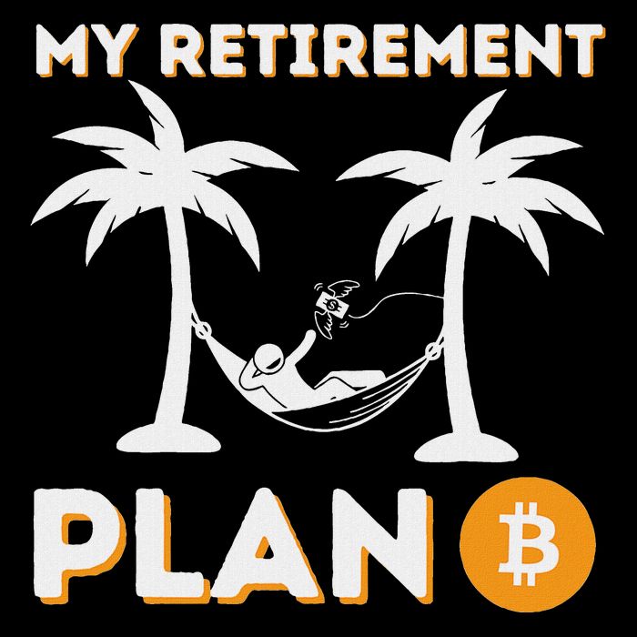 My Retirement Plan B Crypto Btc Trader Bitcoin Investor Full-Length Apron With Pockets