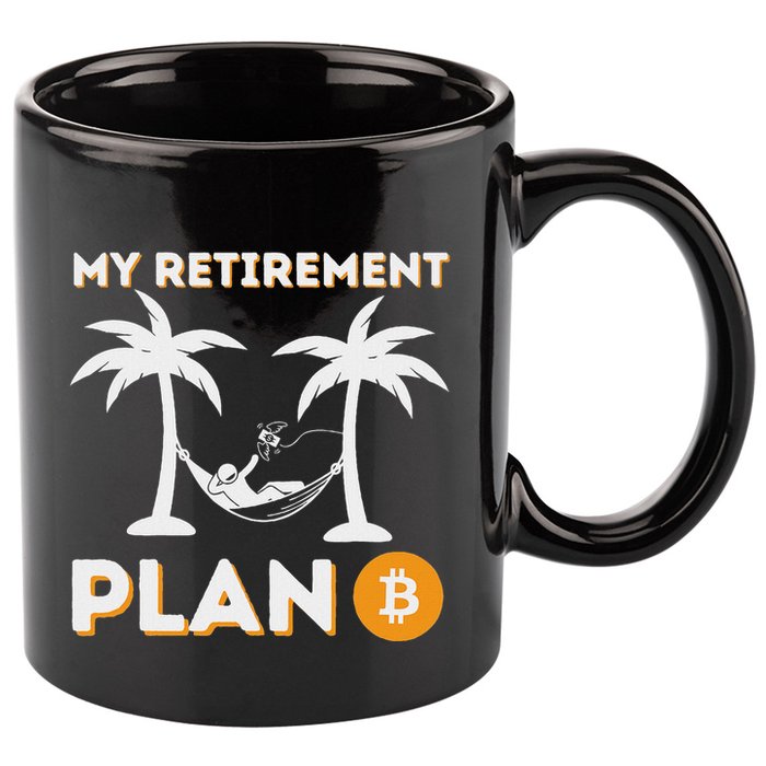 My Retirement Plan B Crypto Btc Trader Bitcoin Investor 11oz C Handle Ceramic Mug