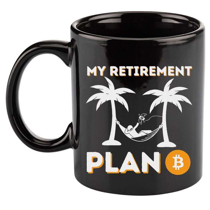 My Retirement Plan B Crypto Btc Trader Bitcoin Investor 11oz C Handle Ceramic Mug