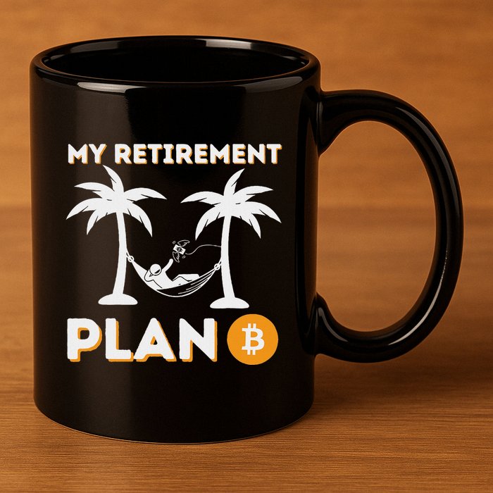 My Retirement Plan B Crypto Btc Trader Bitcoin Investor 11oz C Handle Ceramic Mug