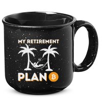 My Retirement Plan B Crypto Btc Trader Bitcoin Investor 15oz Campfire Ceramic Mug