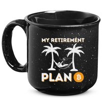 My Retirement Plan B Crypto Btc Trader Bitcoin Investor 15oz Campfire Ceramic Mug