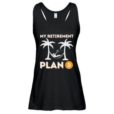 My Retirement Plan B Crypto Btc Trader Bitcoin Investor Ladies Essential Flowy Tank