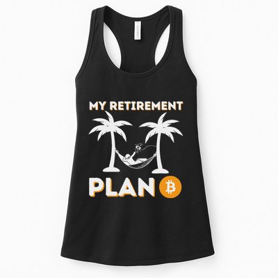 My Retirement Plan B Crypto Btc Trader Bitcoin Investor Womens Tank Top