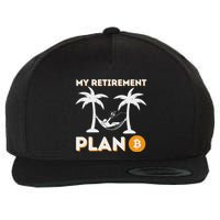 My Retirement Plan B Crypto Btc Trader Bitcoin Investor Wool Snapback Cap
