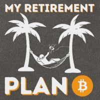 My Retirement Plan B Crypto Btc Trader Bitcoin Investor Cotton Canvas Backpack