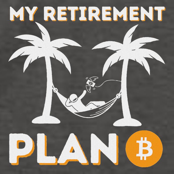 My Retirement Plan B Crypto Btc Trader Bitcoin Investor Vector Backpack
