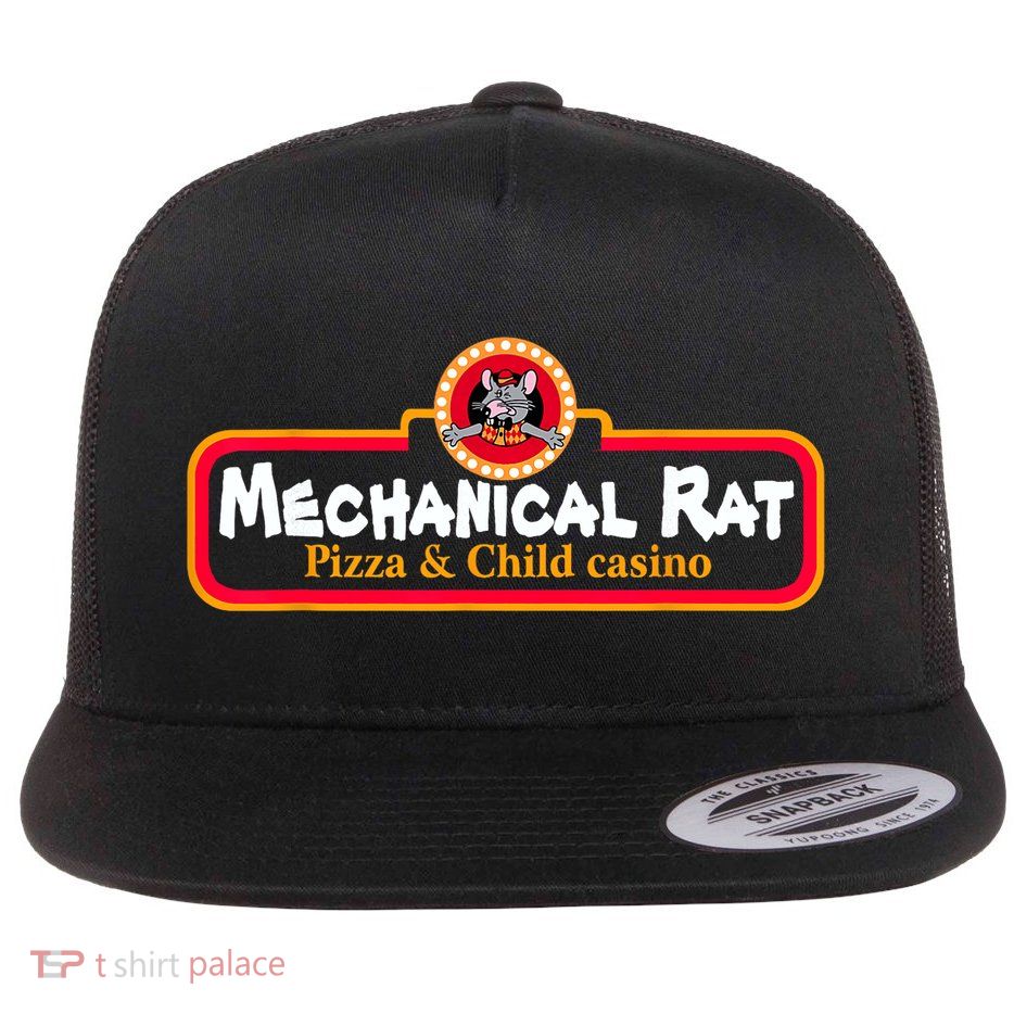 Mechanical Rat Pizza & Child Casino Flatbill Hat