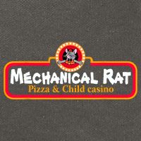 Mechanical Rat Pizza & Child Casino Cotton Canvas Backpack