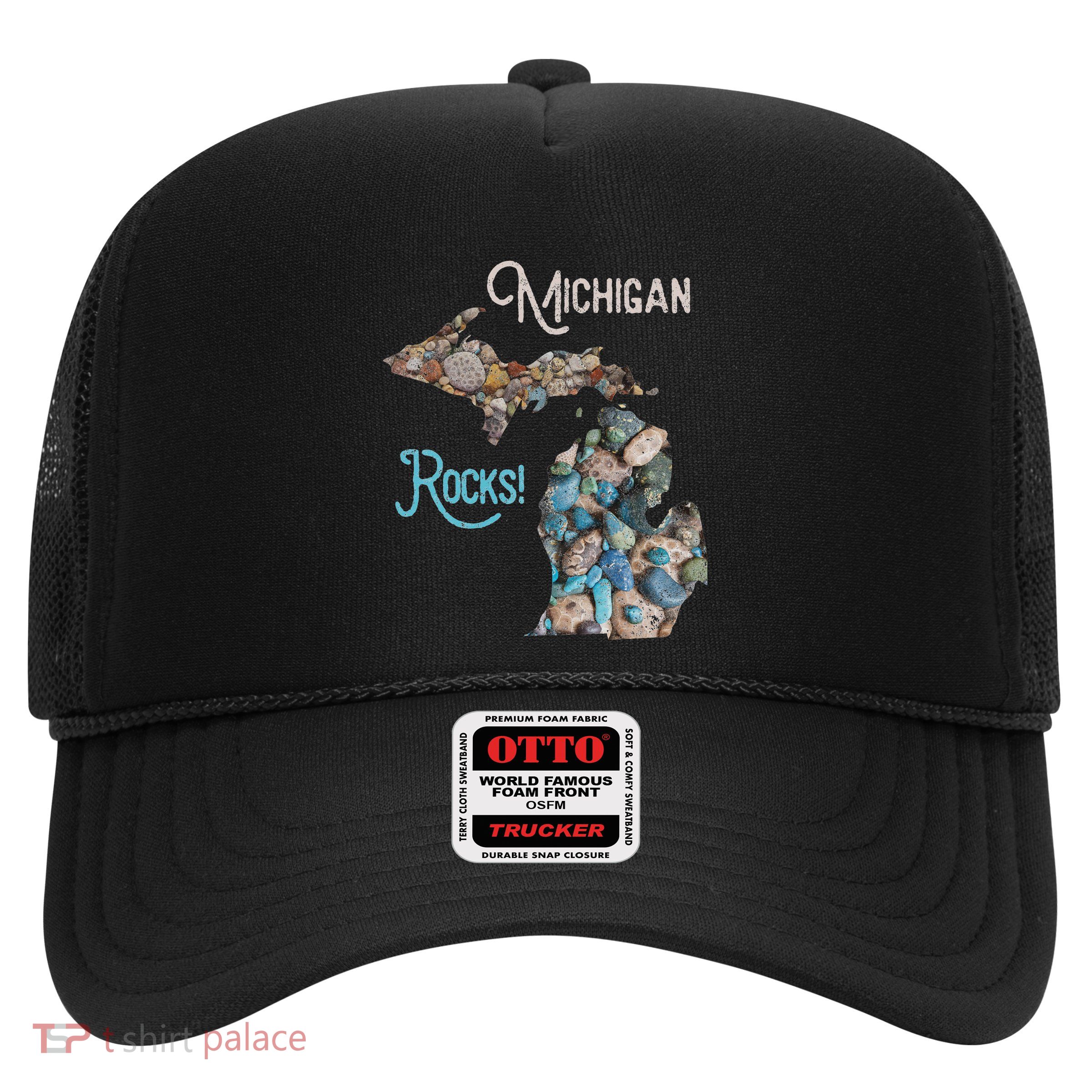 Michigan Rocks Petoskey Stone Hunting Great Lakes State Trucker Hat